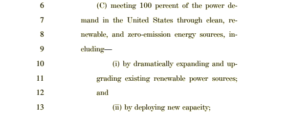 Green New Deal text