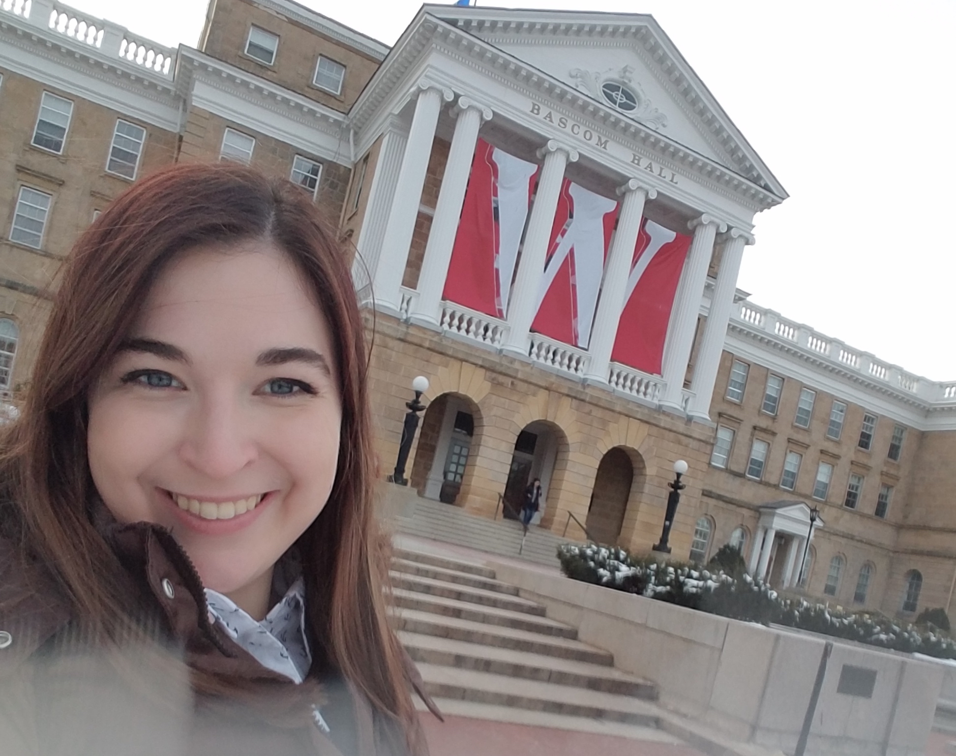 exploring the University of Wisconsin during visit weekend