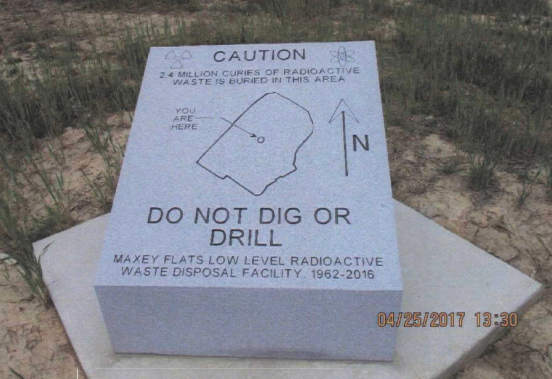 Do Not Dig Or Drill Sign on site
